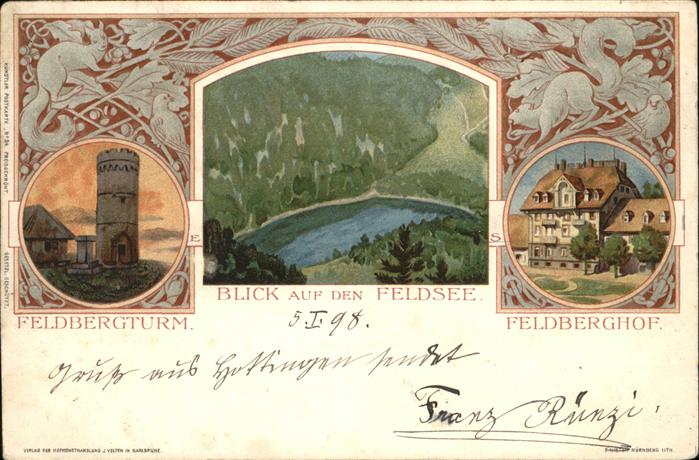Feldberg Schwarzwald Turm Feldsee Feldberger-Hof