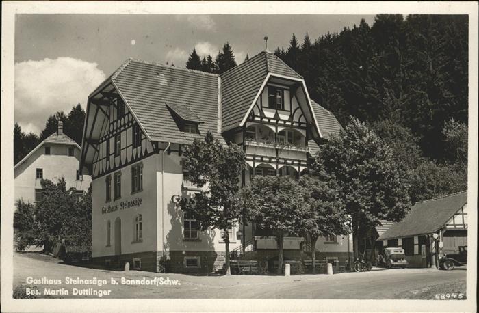 Bonndorf Schwarzwald Gasthaus Steinasäge Martin Duttlinge