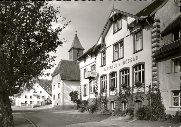 Roetenbach Baden Gasthaus zum Rössle