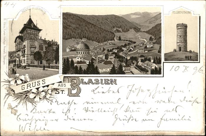 St Blasien Feldbergturm Neues Kurhaus