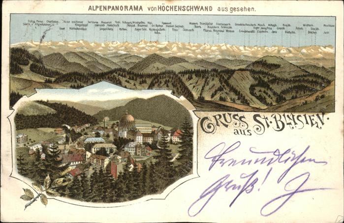 St Blasien Alpenpanorama