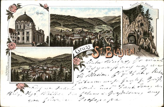 St Blasien Tunnel im Albthal Kirche