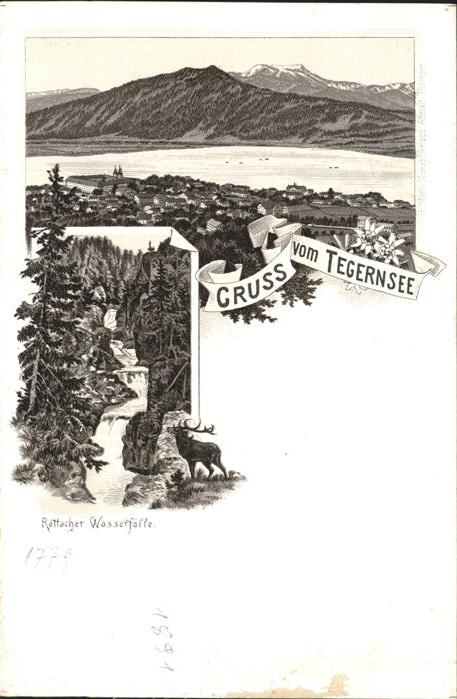Tegernsee Rottacher Wasserfälle See