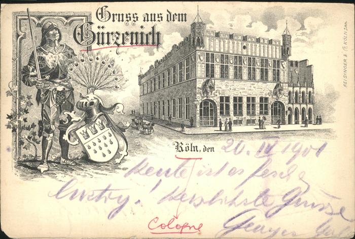Koeln Rhein Guerzenich Ritter Ruestung