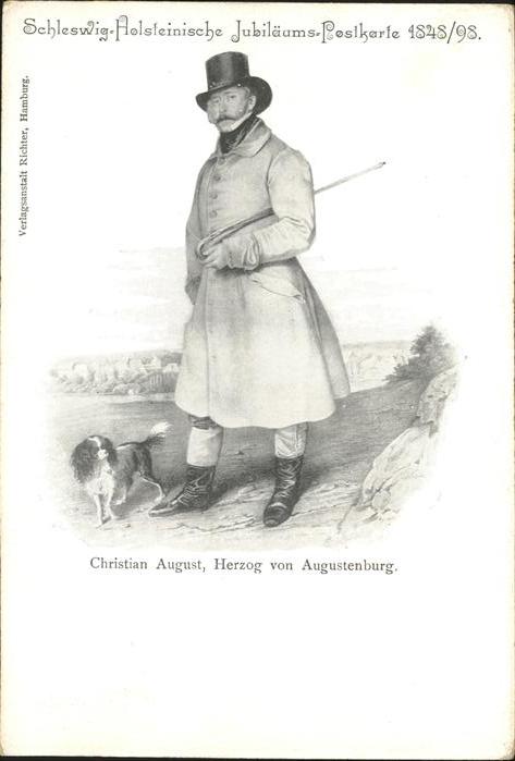 Schleswig Holstein Christian Augus Herzog von Augustenburg