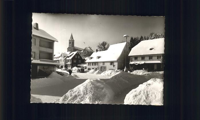 Bonndorf Schwarzwald Im Winter Schnee