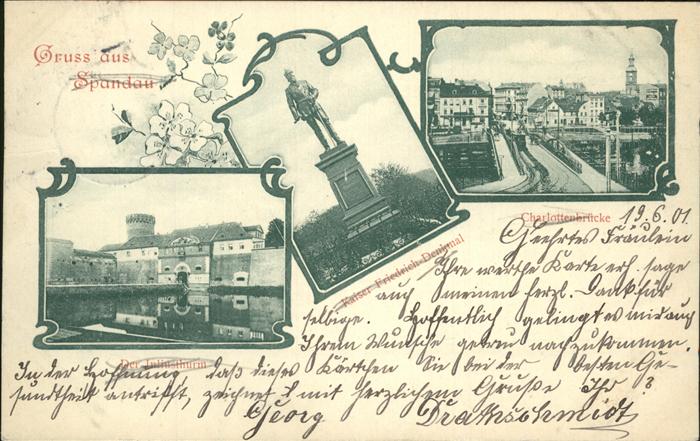 Spandau Charlottenbrücke Kaiser-Friedrich-Denkm