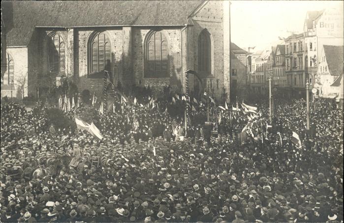 Flensburg Parade Kundgebung Abschied der Truppen