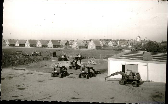 Ganderkesee Bagger Wohnsiedlung