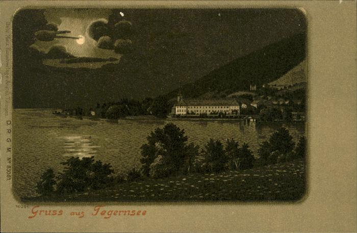 Tegernsee See bei Nacht