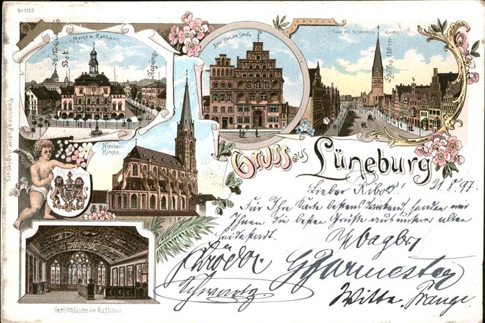 LueNEBURG  CITY Nicolai Kirche Rathaus