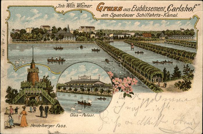 Spandau Heidelberger Fass Glast-Palast Schiffah