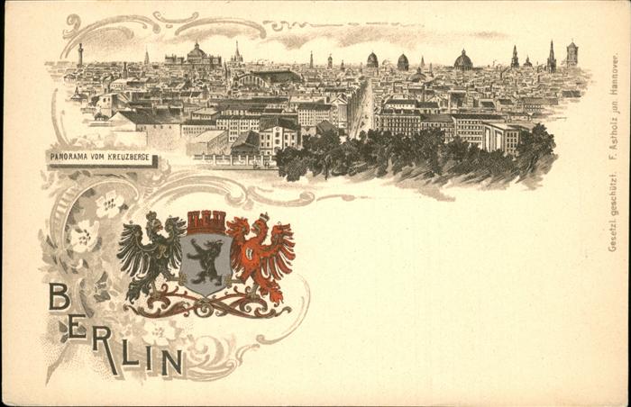 Berlin Panorama von Kreuzberg