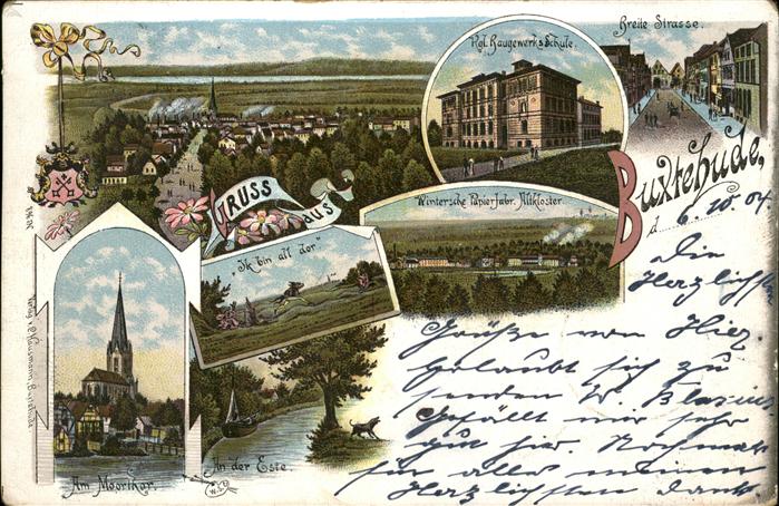 Buxtehude Breite Strasse Schule Kloster Moortor Este Hase und Igel