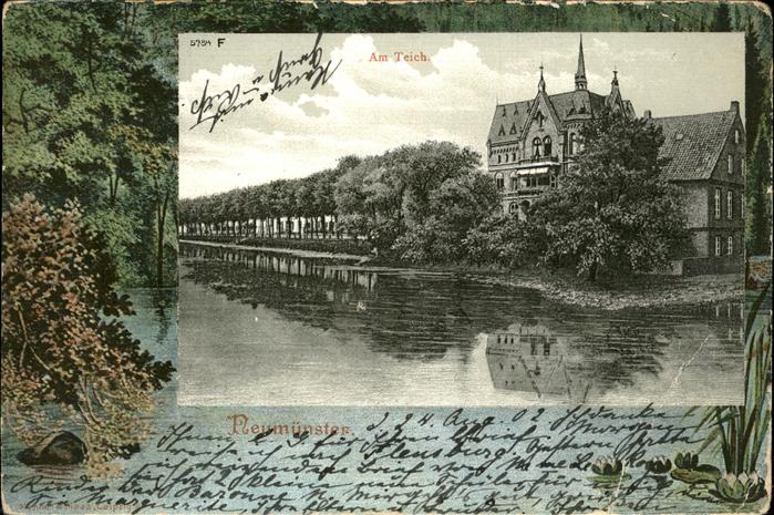 Neumuenster Schleswig-Holstein Am Teich