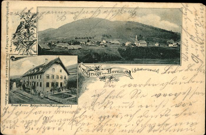 Bernau Schwarzwald Postamt Panorama