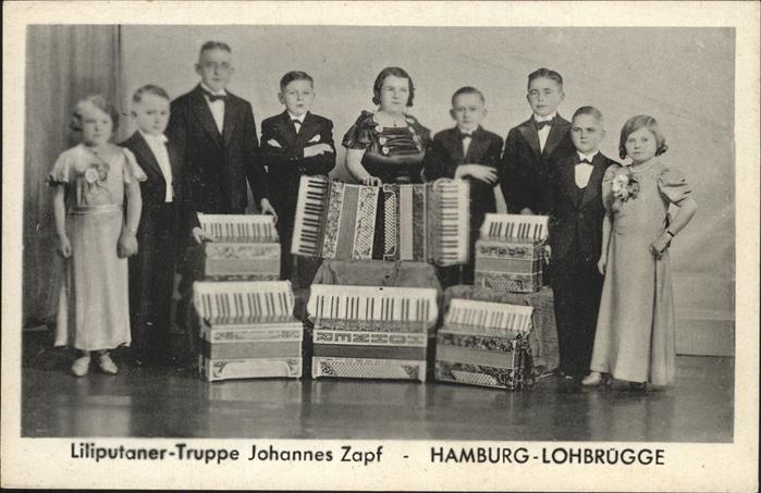 Kuriosum Liliputaner-Truppe Johannes Zapf Hambur
