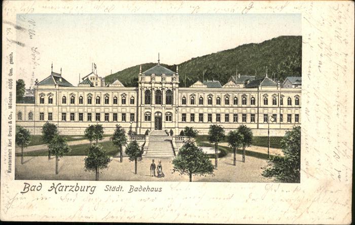 Verlag Braun Nr. 4805 Bad Harzburg Badehaus