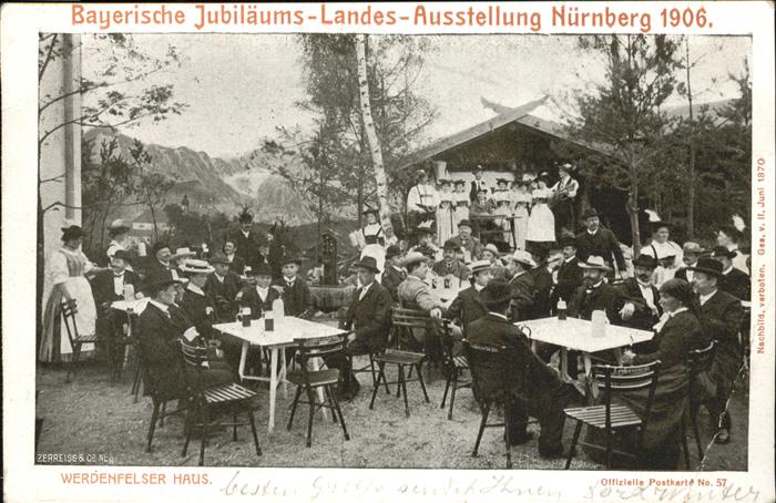 Ausstellung Bayr Landes Nuernberg 1906 Werdenfelser Haus