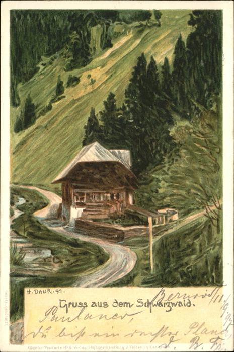 Daur Hermann Nr. 6 Schwarzwald Litho