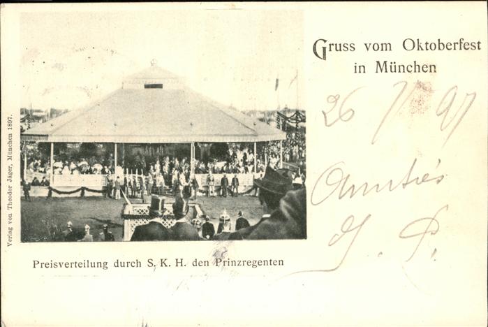 Oktoberfest Preisverteilung Prinzregenten