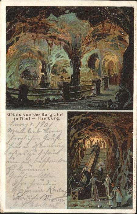 Salzbergwerk Tirol-Hamburg Salzsee Rutschbahn