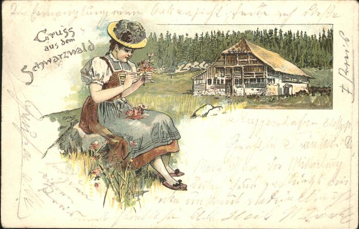 Trachten Schwarzwald Schwarzwaldhaus