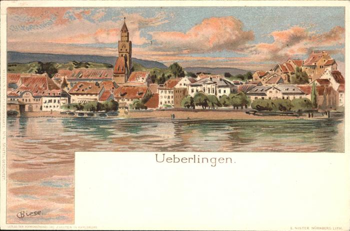 Biese Carl Karl Nr. 4 Überlingen Litho