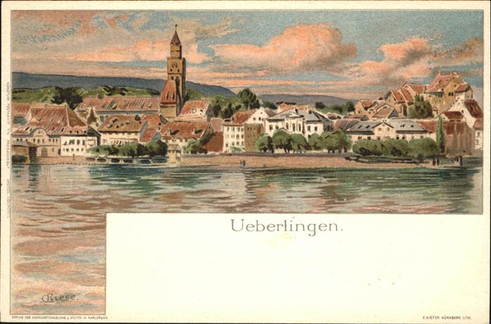 Biese Carl Karl Nr. 4 ueberlingen Litho