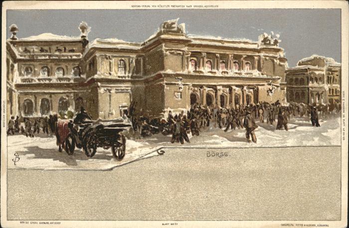 Biese Carl Karl Blatt Nr. 39 Hamburg Börse