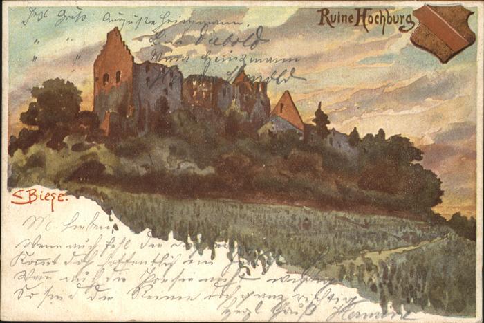 Biese Carl Karl Ruine Hochburg