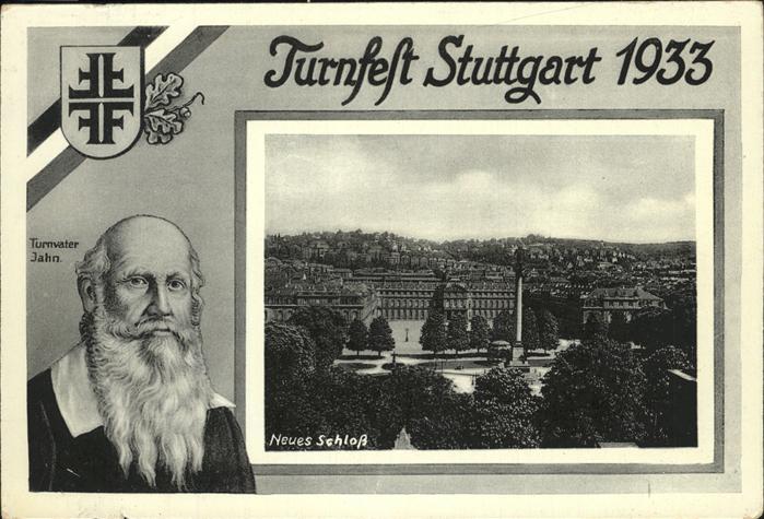 Turnfest Stuttgart Schloss Turnvater Jahn