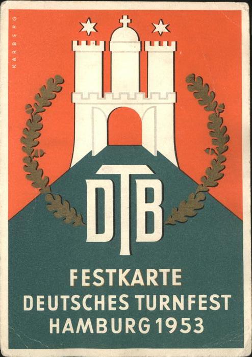 Turnfest Festkarte Hamburg