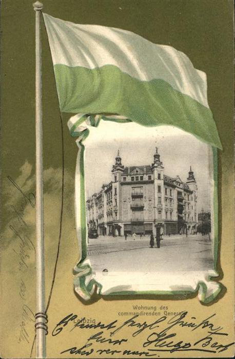 Fahnenkarte Leipzig Wohnung General