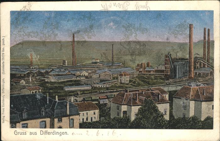 Lunakarte Nr. 15079 Differdingen