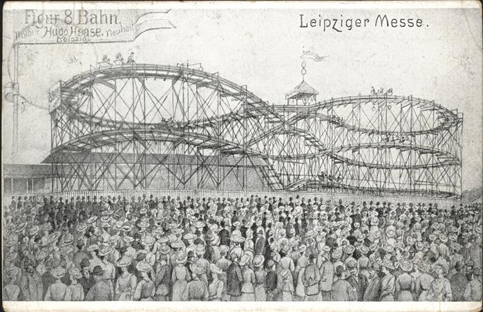 Achterbahn Hugo Haase Leipzig Messe