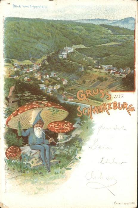 Zwerge Dwarfs Nains Pilze Schwarzburg