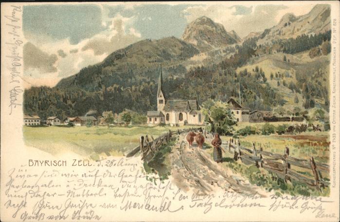 Verlag Zieher Ottmar Nr. 2433 Bayrisch Zell