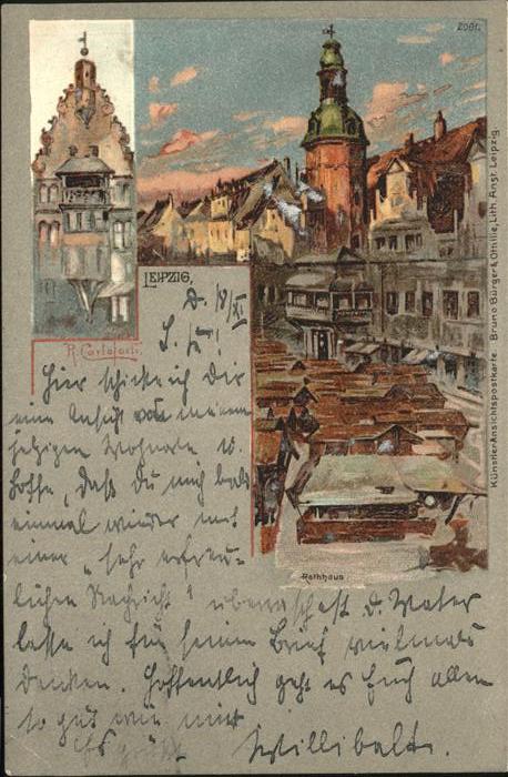 Cartoforli R. Nr. 2001 Leipzig Rathaus