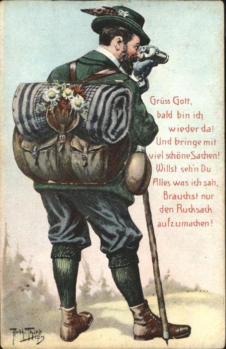 Thiele Arthur Nr. 803 Tourist Wanderung Rucksack