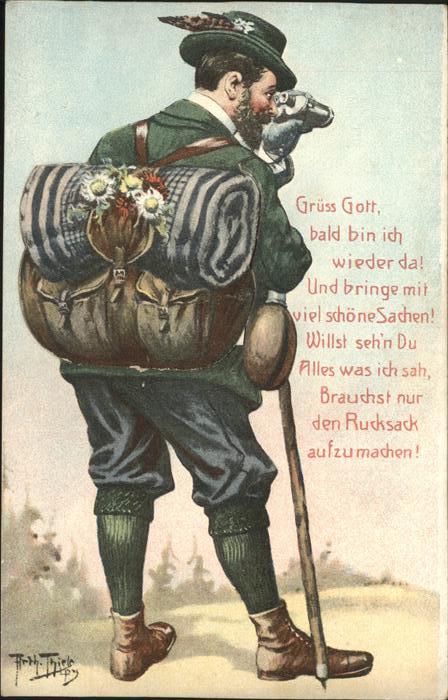 Thiele Arthur Nr. 803 Tourist Fernglas Rucksack