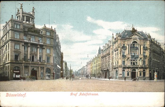 Duesseldorf Graf Adolf Strasse Hansa Hotel