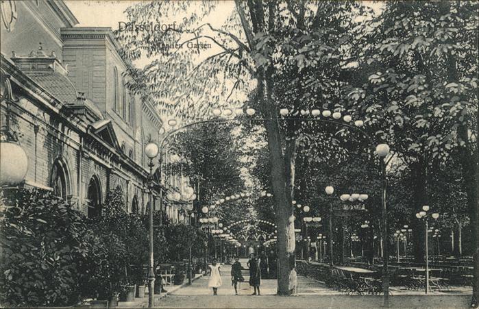Duesseldorf Tonhallen Garten Gaststätte