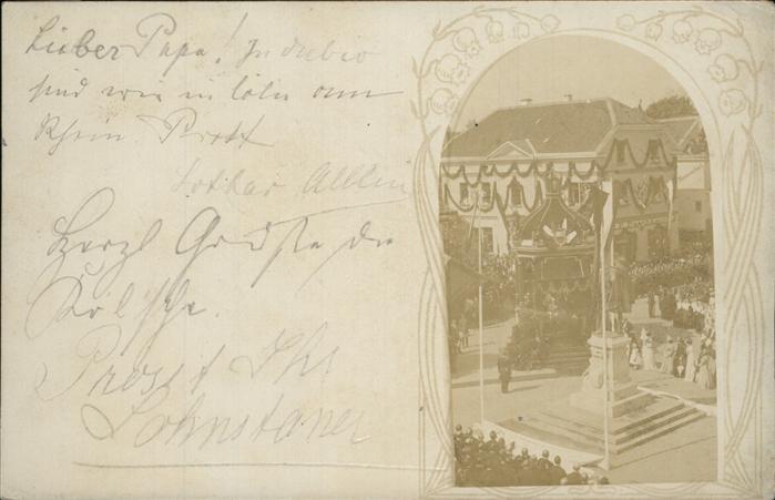 Koeln Rhein Prozession Denkmal