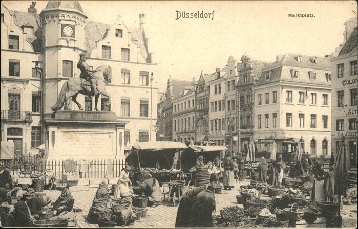 Duesseldorf Marktplatz Reiterdenkmal