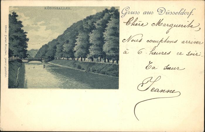 Duesseldorf Königsallee Brücke