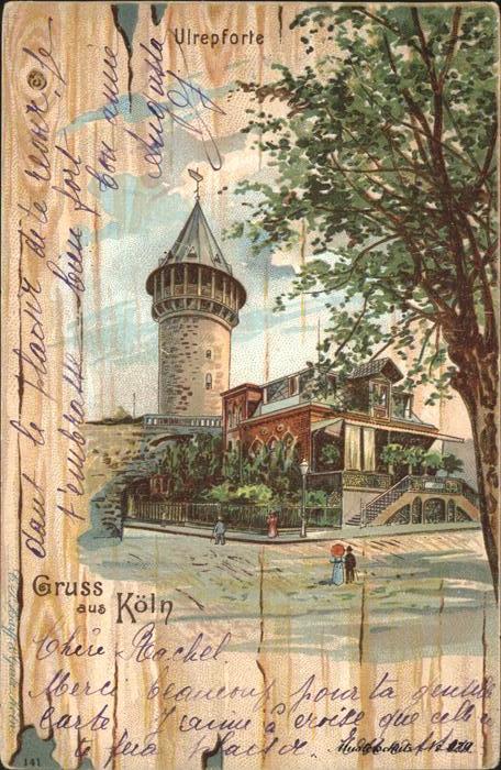 Koeln Rhein Ulrepforte Turm
