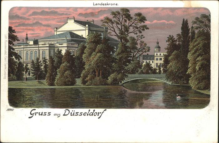 Duesseldorf Hofgarten Landeskrone