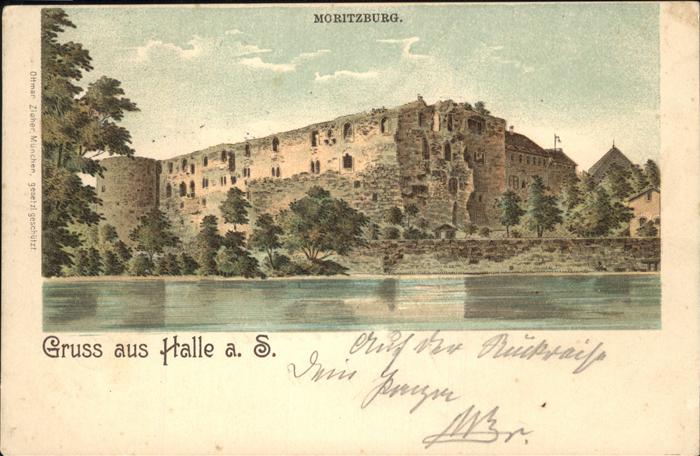 Halle Saale Ruine Moritzburg