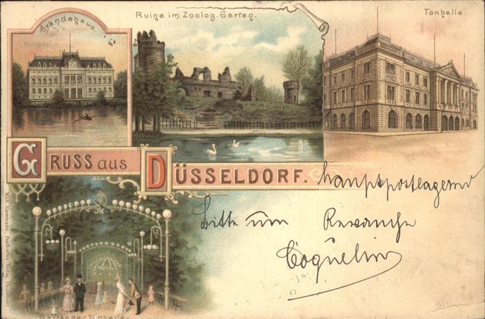 Duesseldorf Ständehaus Ruine Zoologischer Garten To